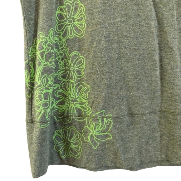 Fila Green Hooded Lightweight Soy Blend Floral Jacket Women’s S Activewear - Picture 5 of 12